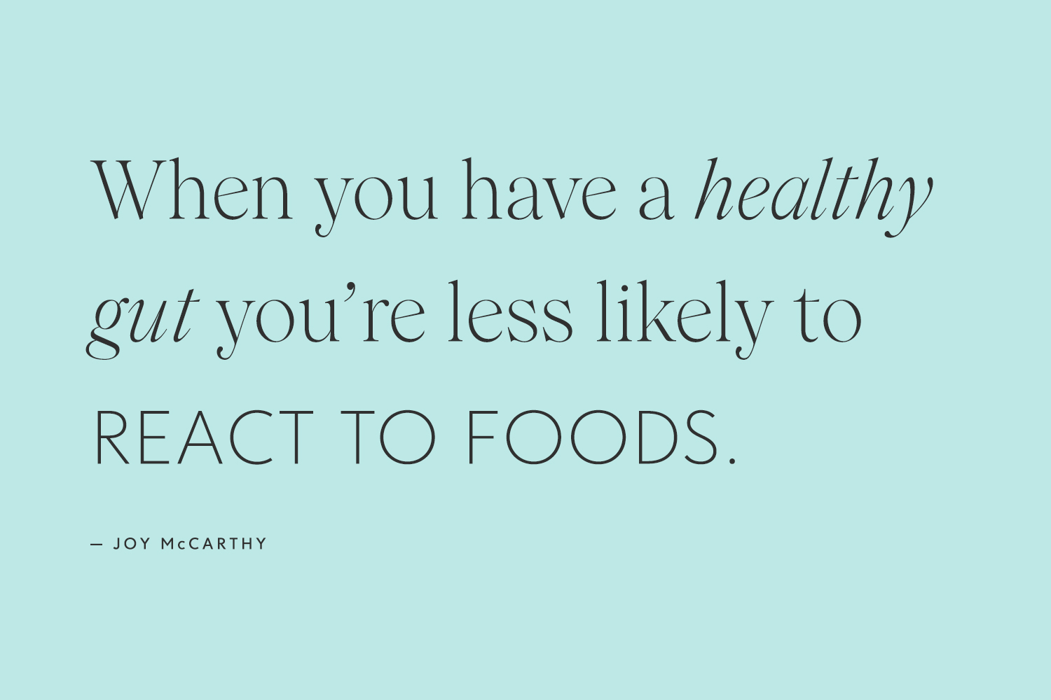 Joy McCarthy Quote Healing Rosacea Naturally Joyous Health Podcast