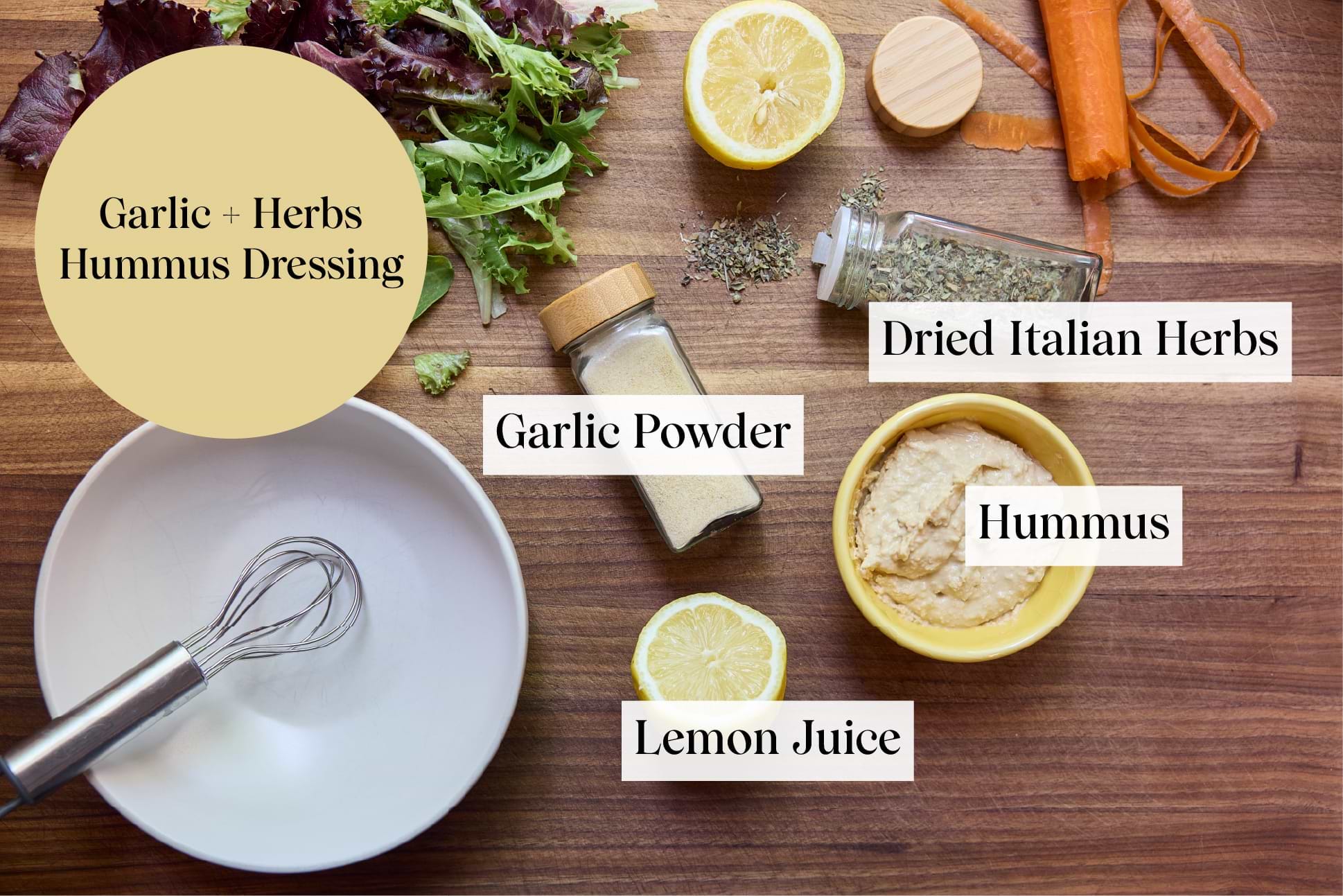 Garlic Hummus Dressing