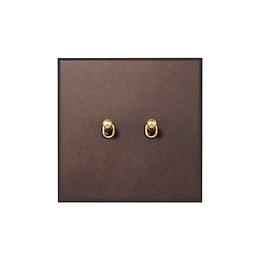Heritage Bronze 2 Gang 20A 2 Way Toggle Switch - The Palaces Collection